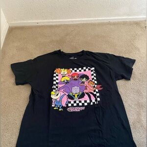 Black Powerpuff Girls cotton t-shirt Large